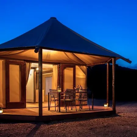 Campsite Glamping Tents And Mobile Homes Trasorka *