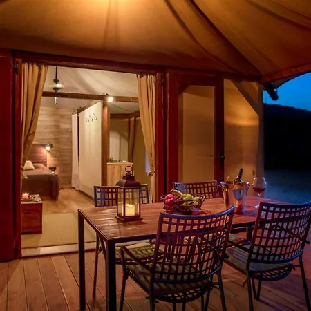 Campsite Glamping Tents And Mobile Homes Trasorka *